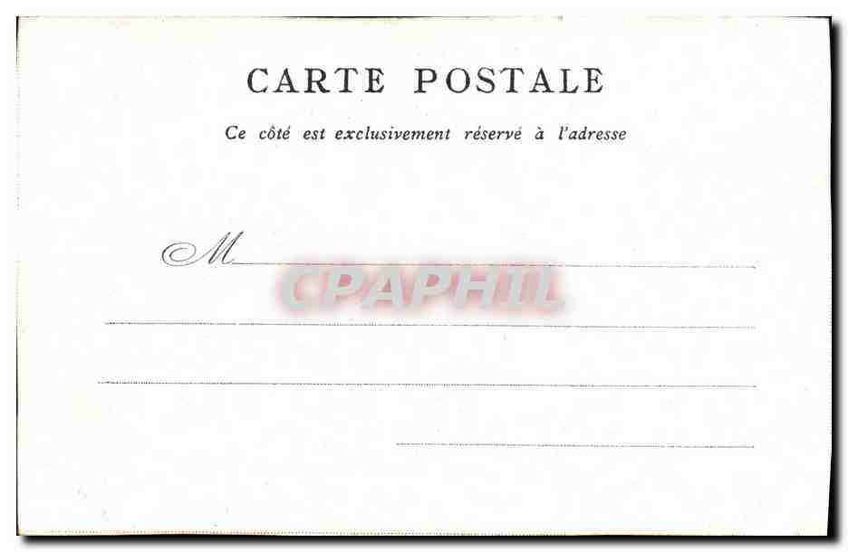 CPA Paris Bon Marche Notre Dame — Verso