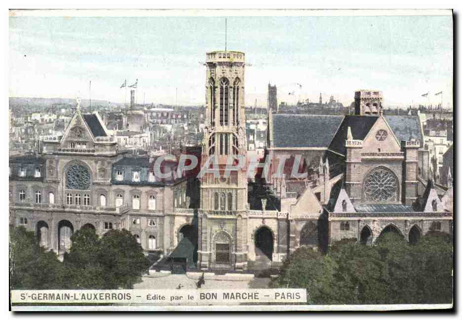CPA Paris Bon Marche St Germain l auxerrois 