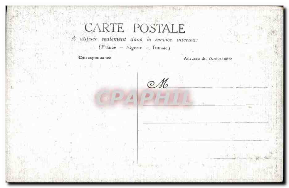CPA Paris Inondations 1910 pont de l Alma  — Rückseite