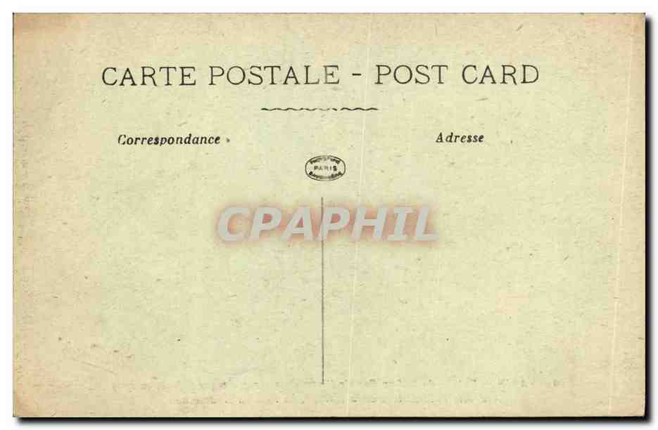 CPA Paris Entree de la Rue Royale Ministere de la Marine La madeleine — Rückseite