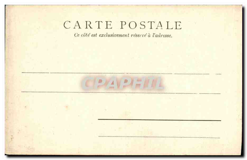 CPA Paris Musee Galliera — Rückseite