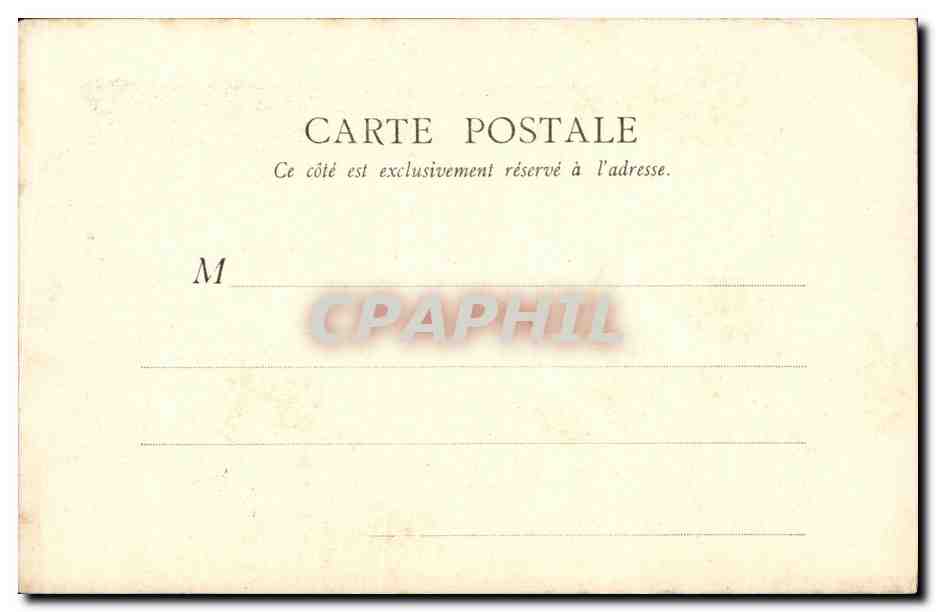 CPA Paris Grand Escalier de L Opera — Verso
