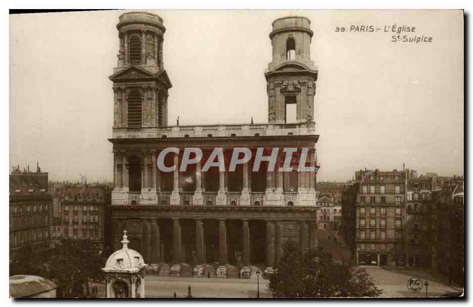 CPA Paris L Eglise St Sulpice