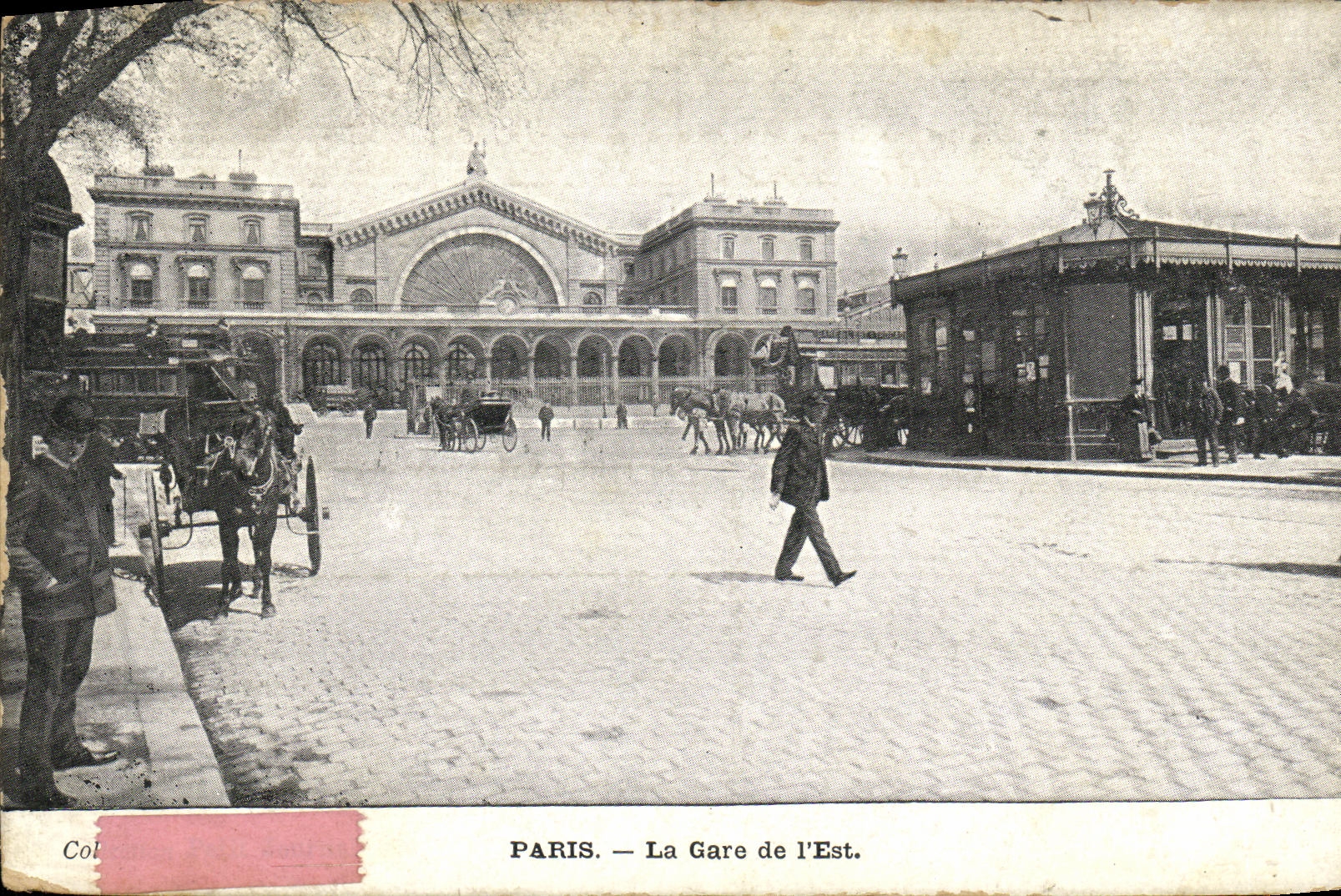 CPA Paris La Gare de L Est