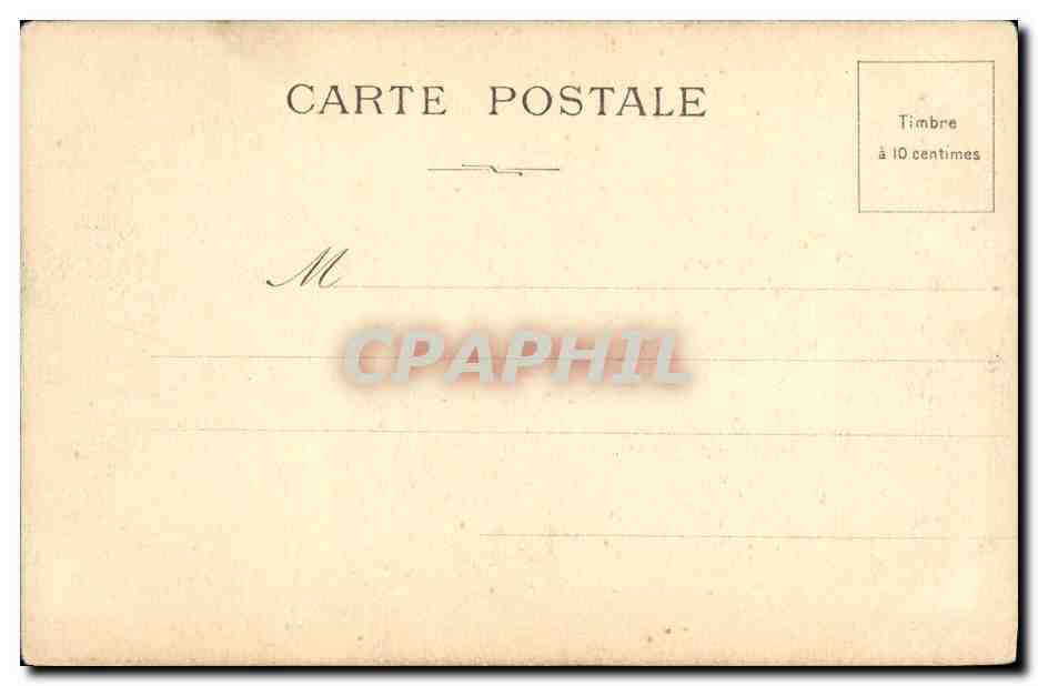 CPA Paris L Hotel de Ville — Rückseite