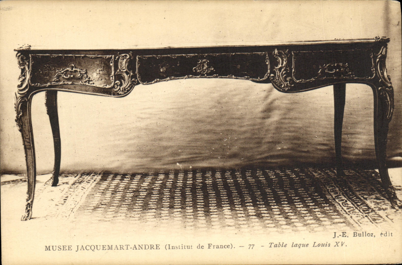CPA Paris Musee Jacquemart Andre Institut de France Tabloe longue Louis XV