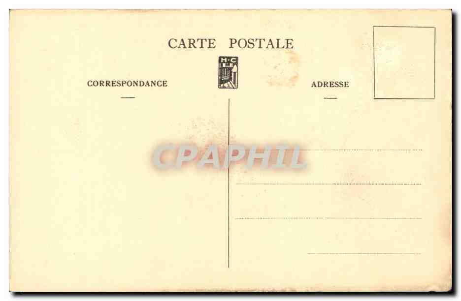 CPA Paris Couvent des Capucines — Rückseite
