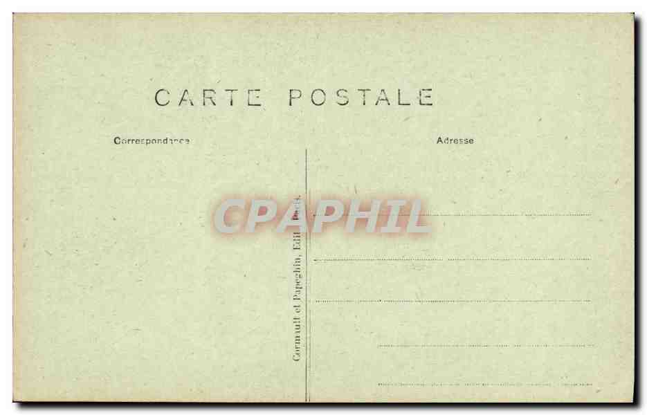 CPA Paris L Eglise St Etienne du Mont La Nef Le jube — Verso