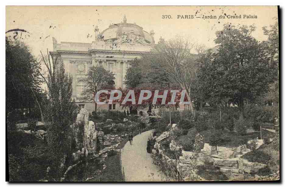 CPA Paris Jardin Du Grand Palais