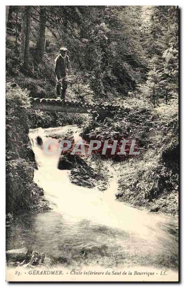 CPA Gerardmer Chute inferieure du Saut de la Bourrique