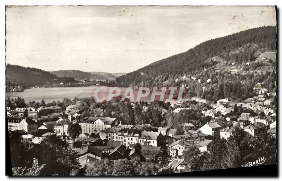 Gérardmer — Le Lac et un coin de la ville vu de la Roche du Rain — Photo BARIN, n°201