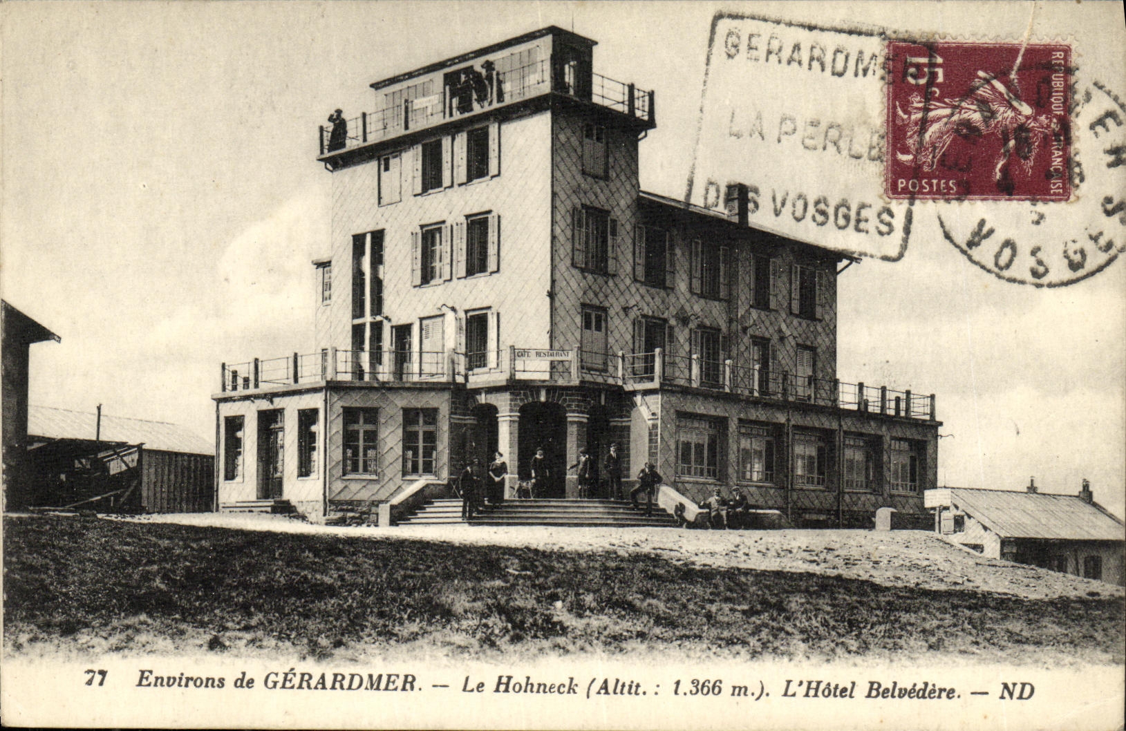 CPA Gerardmer Le Hohneck L Hotel Belvedere