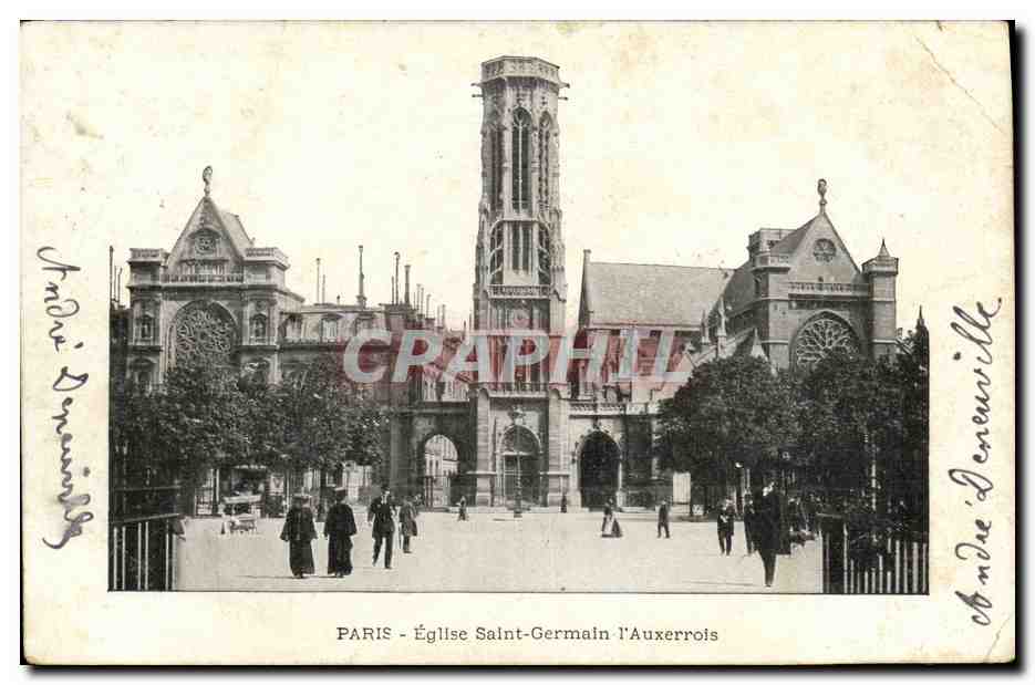 CPA Paris Eglise Saint Germain L Auxerrois