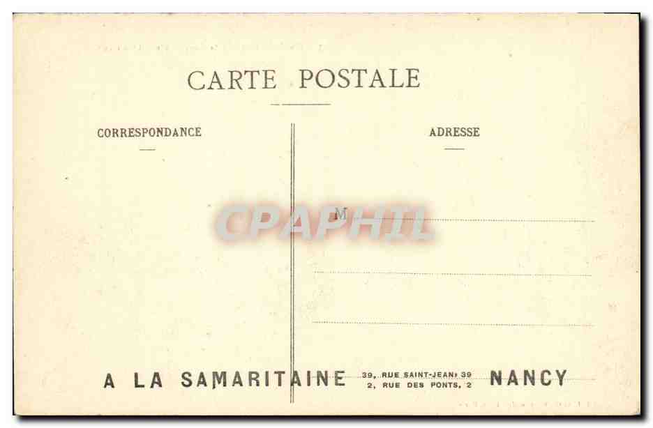 CPA Paris Place de la Concorde et L Obelisque — Rückseite