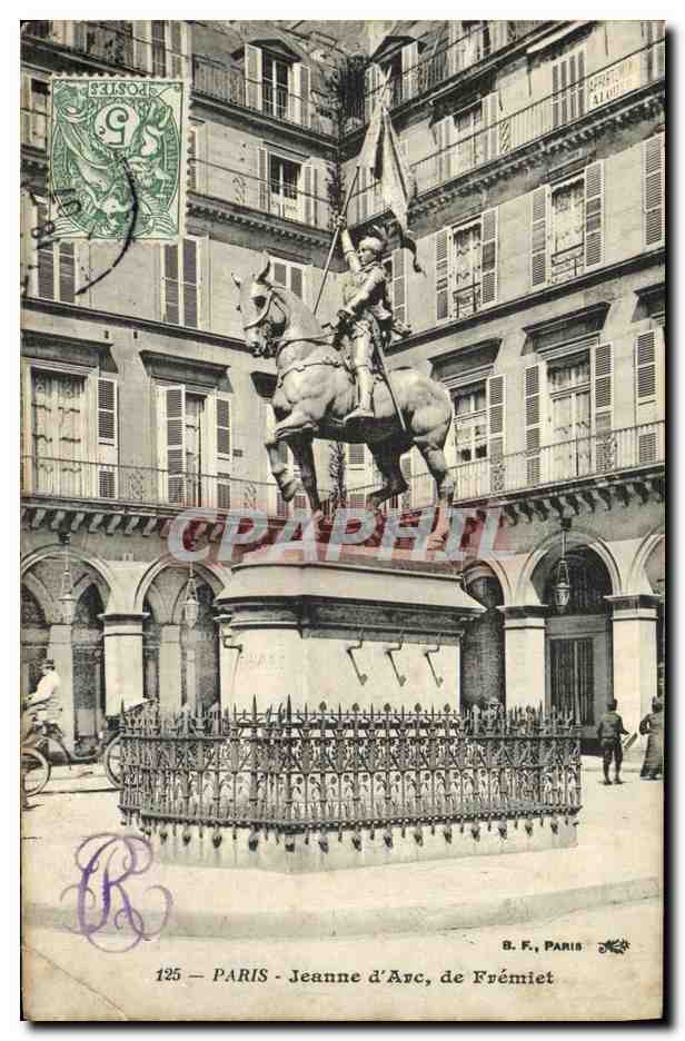 CPA Paris Jeanne d Arc de Fremiet