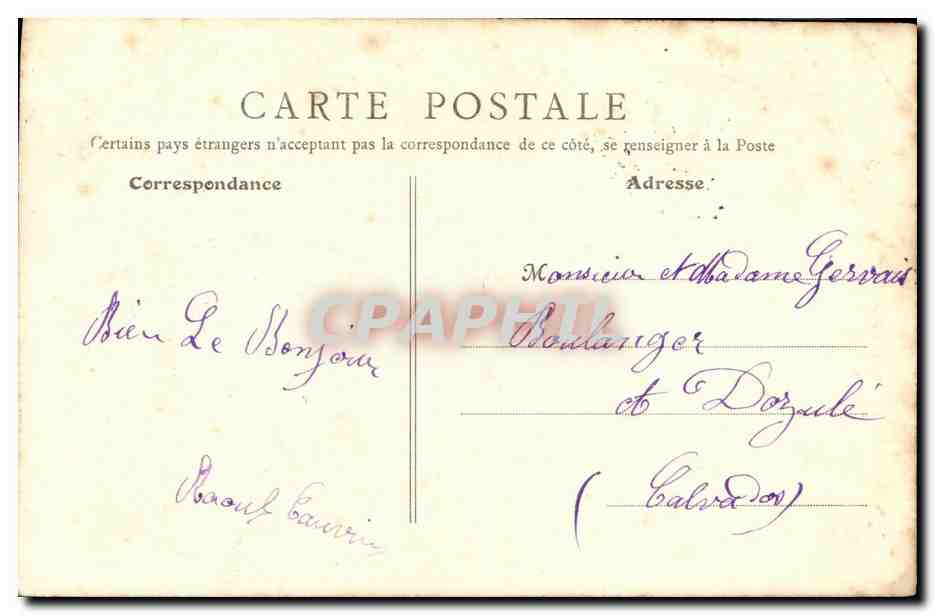 CPA Paris Jeanne d Arc de Fremiet — Rückseite
