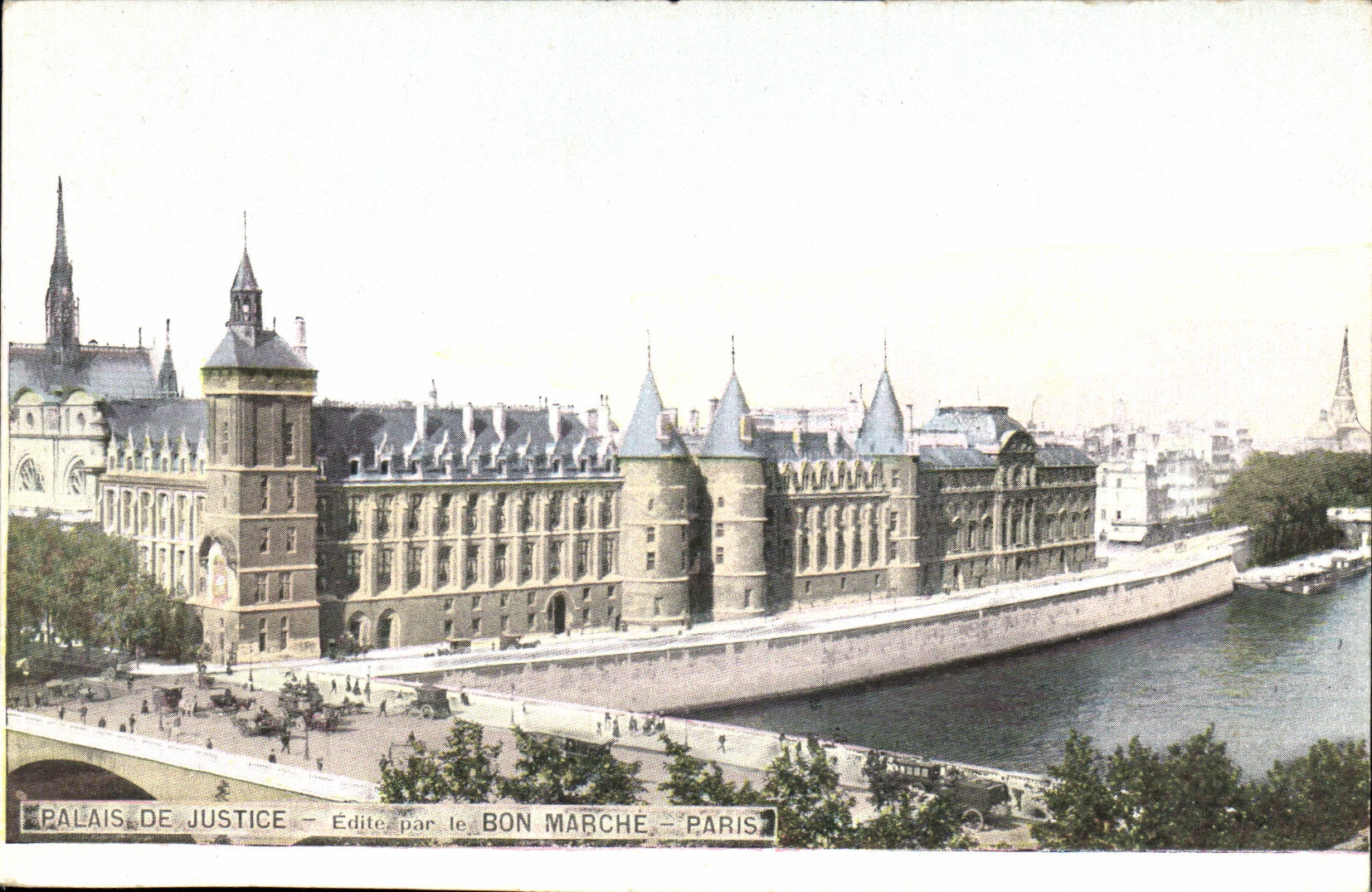 CPA Paris Bon Marche palais de justice