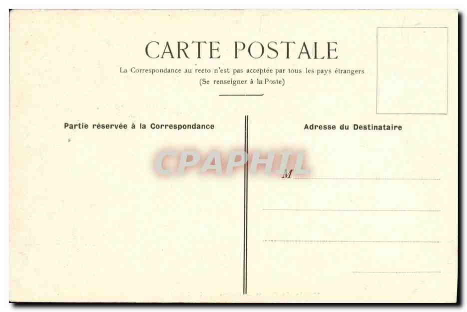 CPA Paris Musee de Cluny Entree Principale — Rückseite