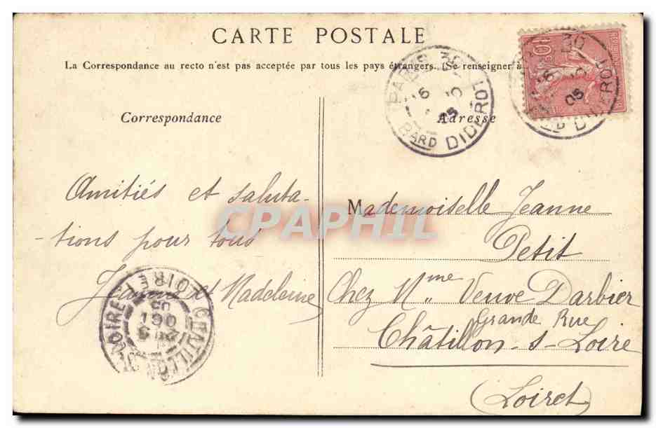 Le Bois de Vincennes — L'Embarcadère sur le lac Daumesnil — G.I. n°518 — Reverso