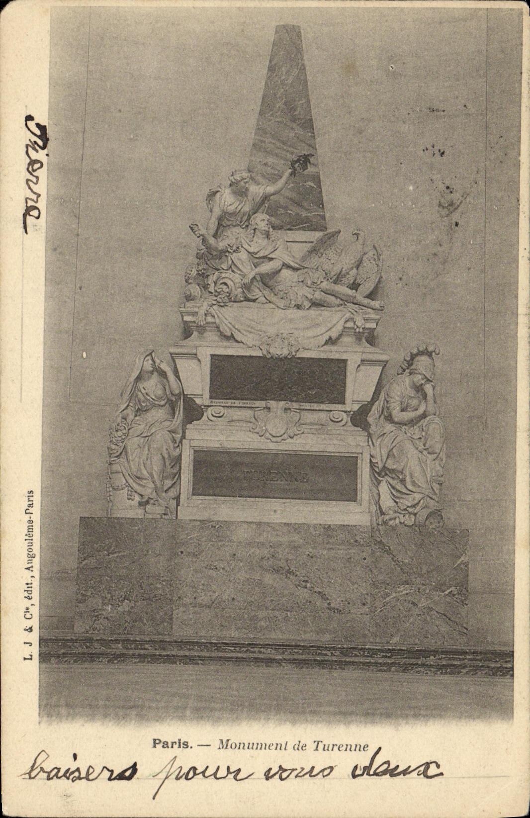 CPA Paris Monument de Turenne