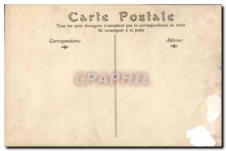 CPA Paris Dieu protege la France  — Verso
