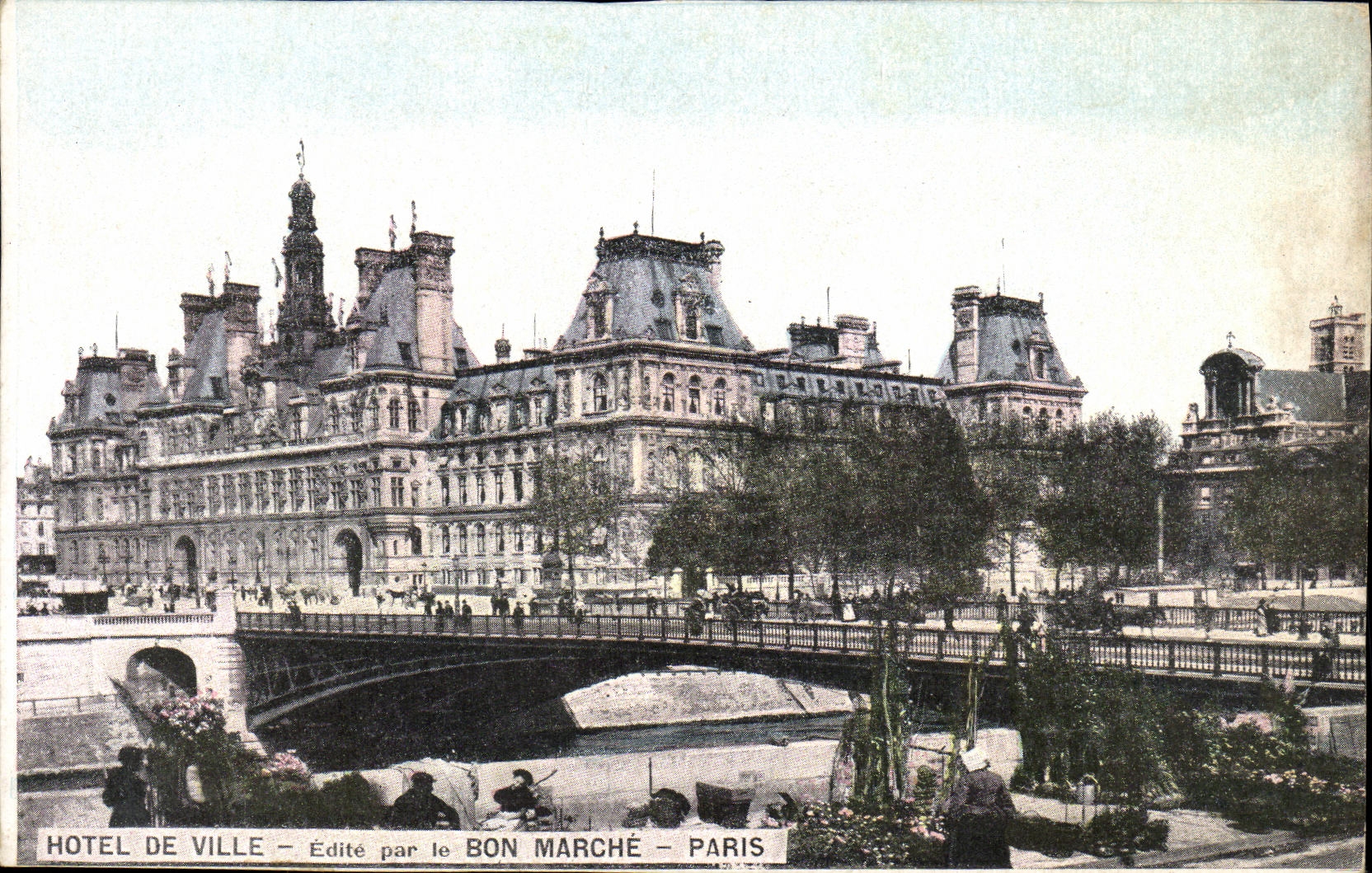 CPA Paris De Ville Edite Par le Bon Marche