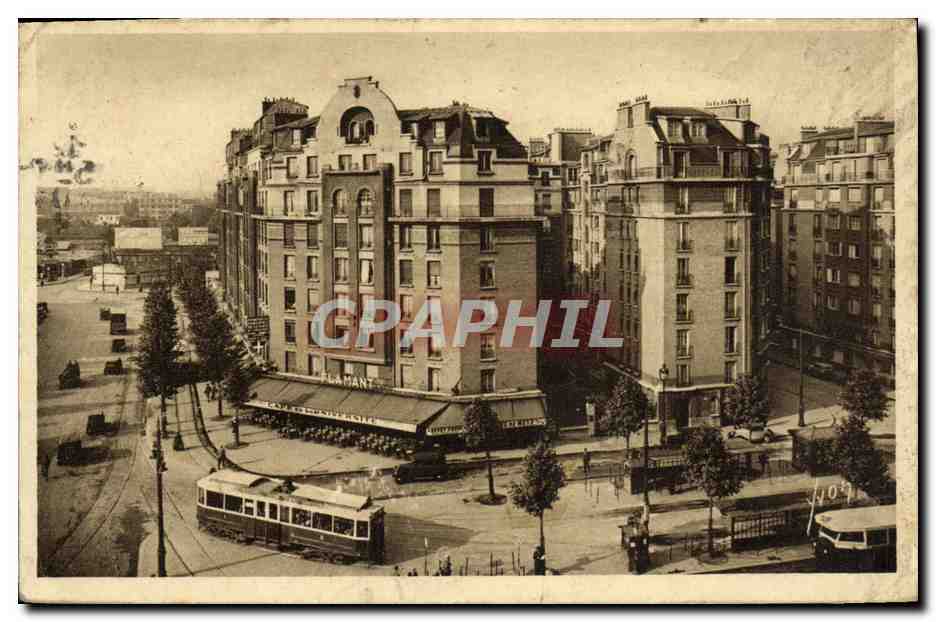 CPA Paris Place Porte d Orleans et boulevard Brune 