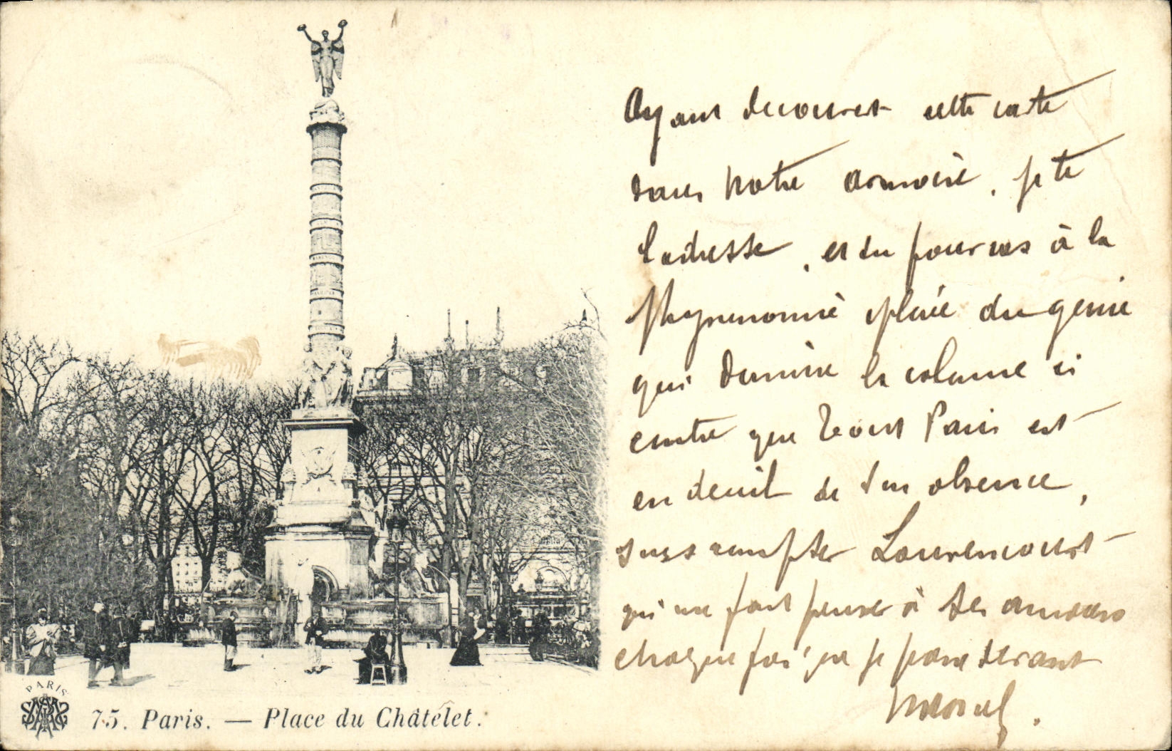 CPA Paris Place de Chatelet