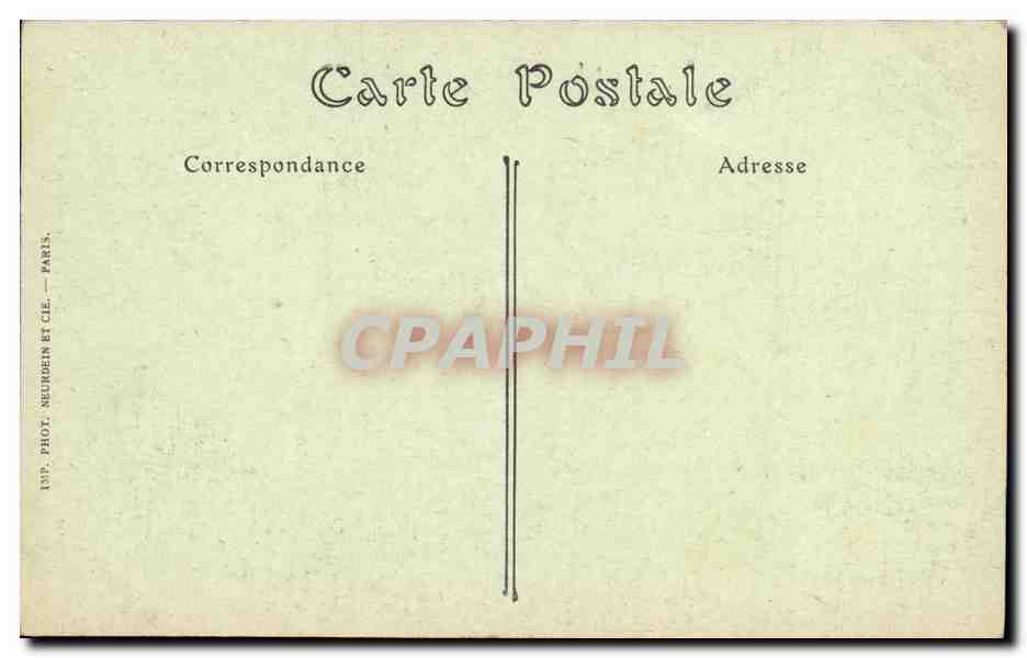 CPA Paris Hotel des Invalides le Tombeau de Napoleon 1er — Verso