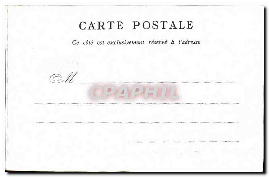CPA Paris Notre Dame Bon Marche Institut — Rückseite