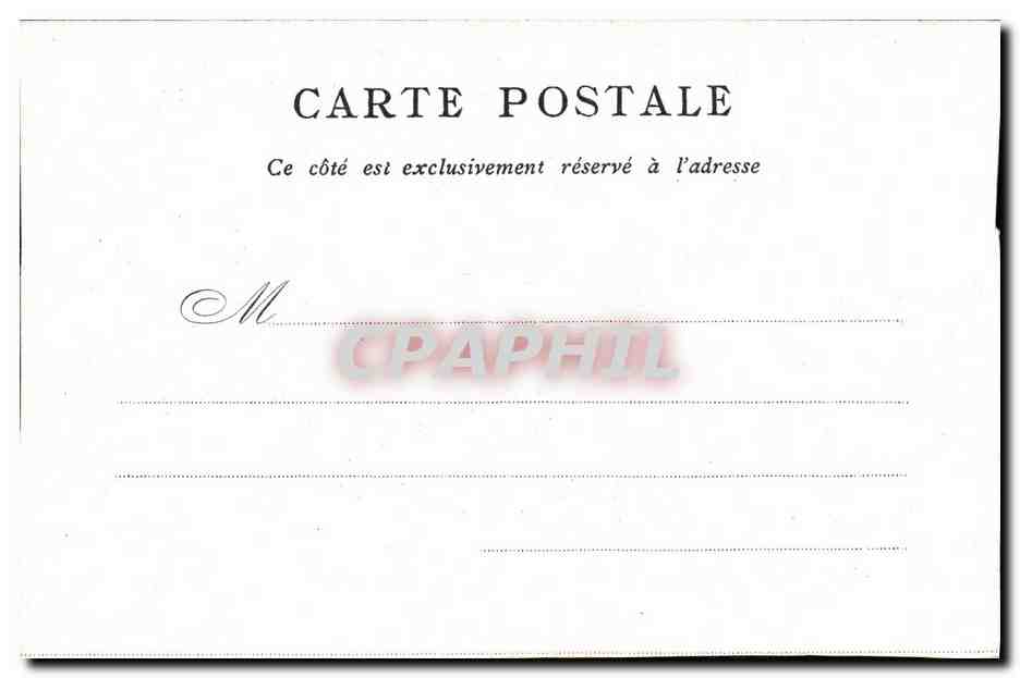 CPA Paris Notre Dame Bon Marche Hotel de ville Marche — Rückseite
