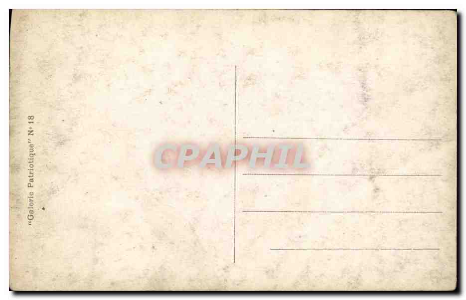 CPA Paris Sainte Genevieve Patronne De Paris veillant sur la ville endormie — Verso