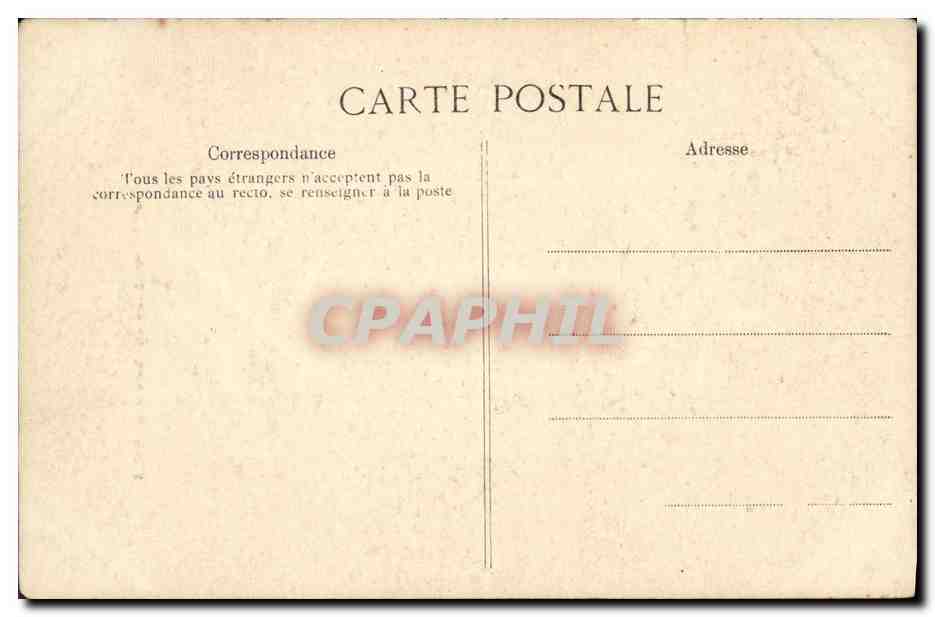 CPA Ville antique — Verso