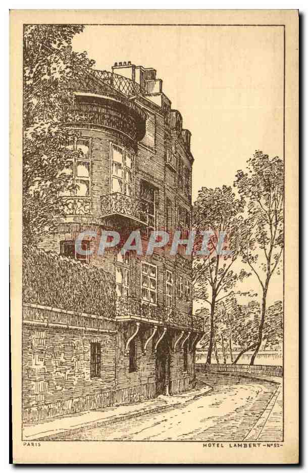 CPA Paris Hotel Lamdert