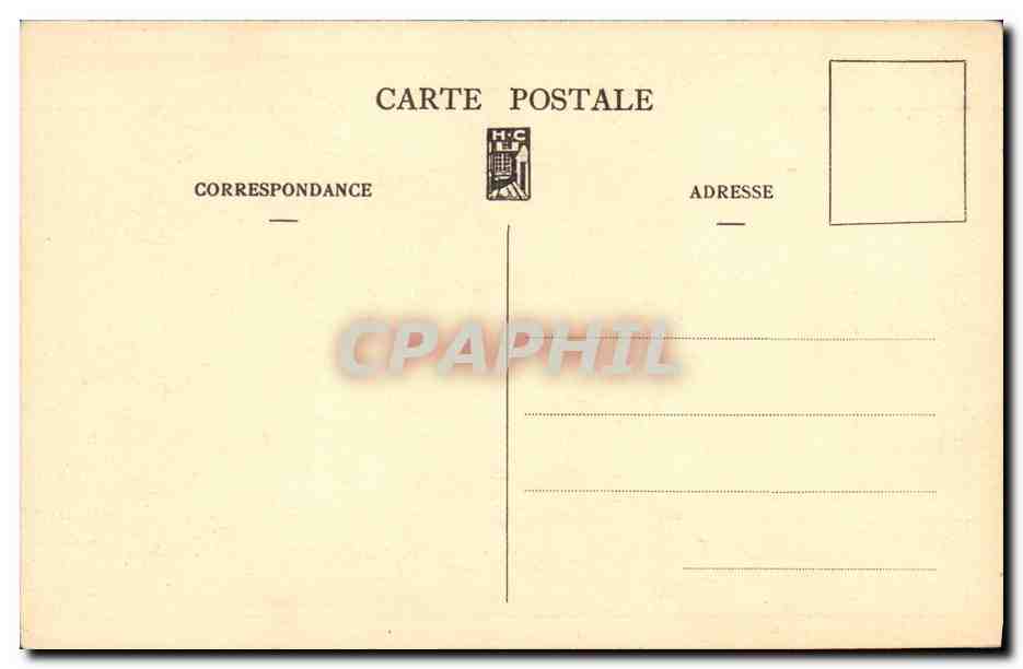 CPA Paris Hotel Colbert — Rückseite