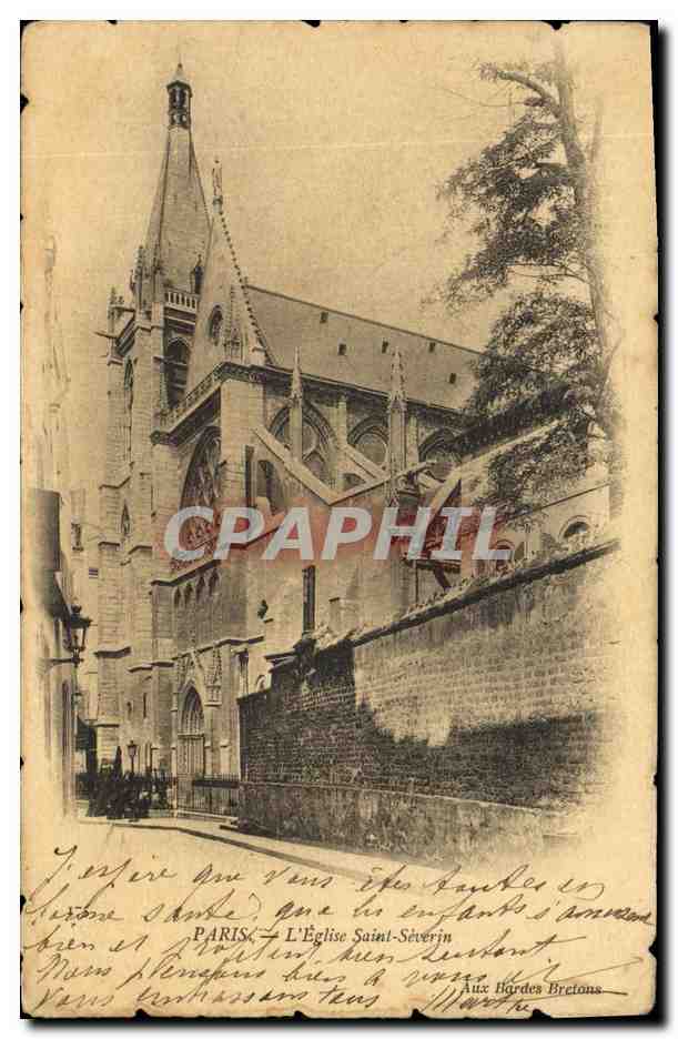 CPA Paris L Eglise Saint Severin