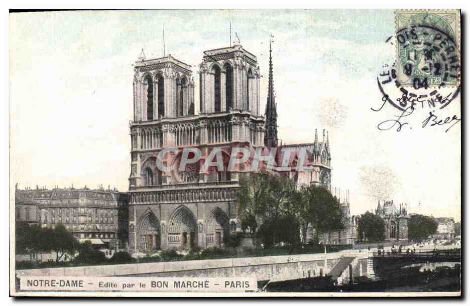 CPA Paris Notre Dame Bon Marche 