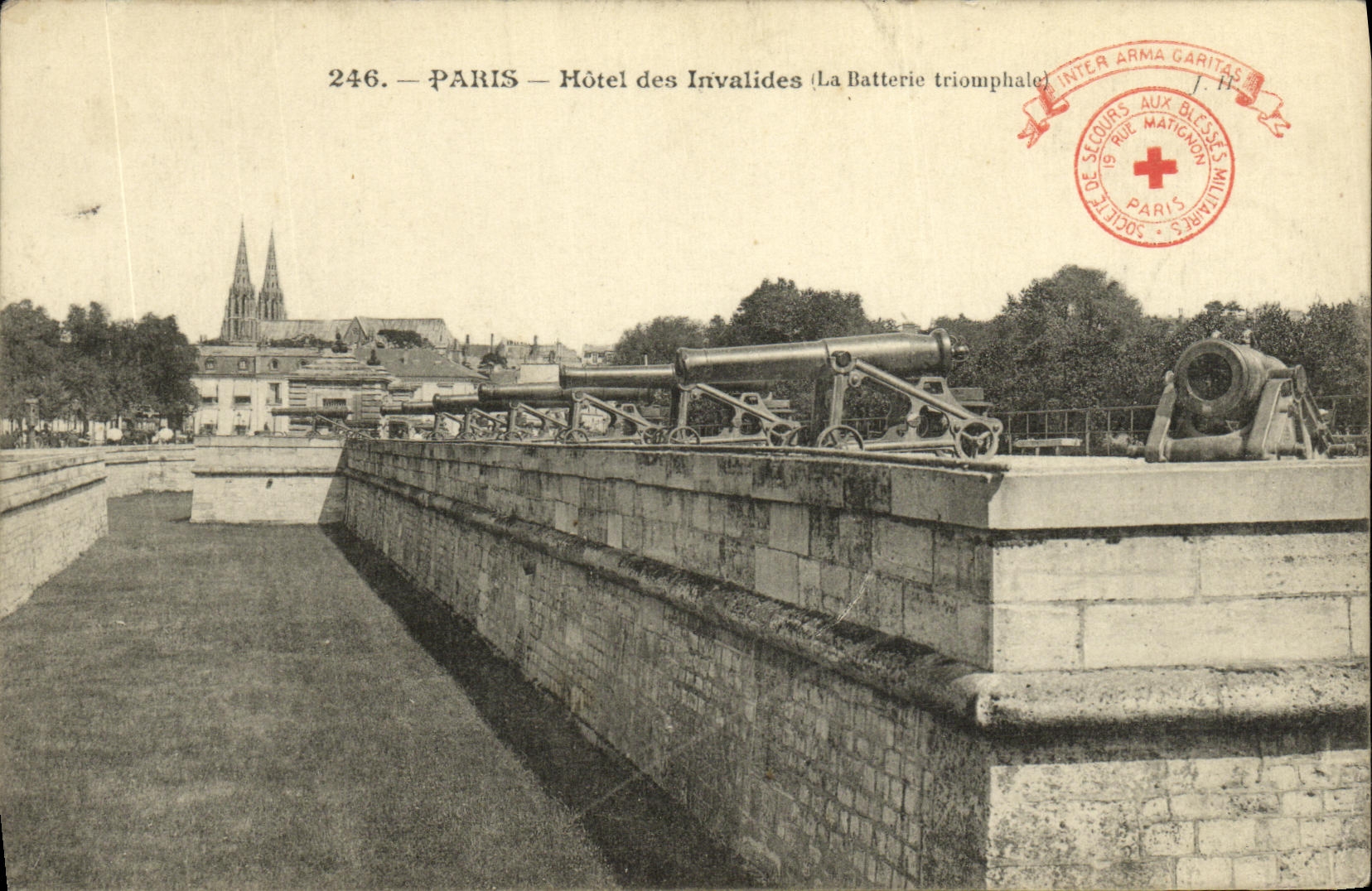 CPA Paris Hotel des Invalides La Batterie triomphale