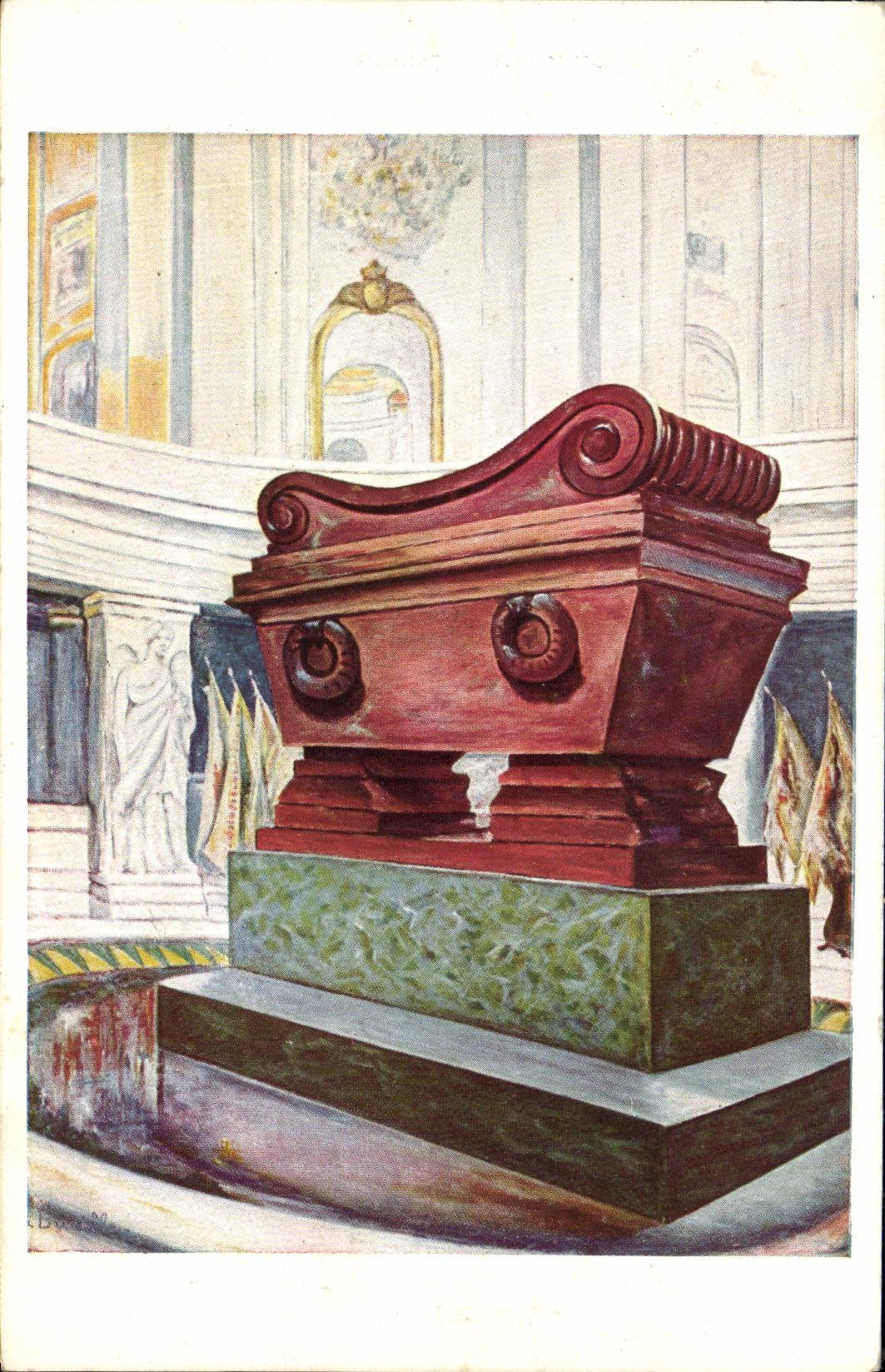 CPA Paris Lateral du Pantheon Tombeau de Napoleon 1er