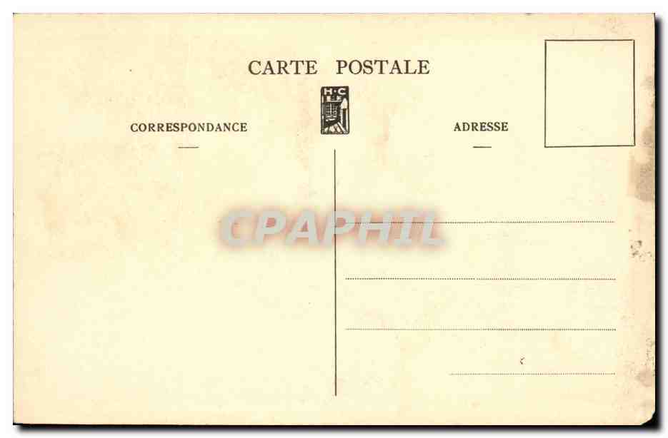 CPA Paris Cour du Dragon — Rückseite