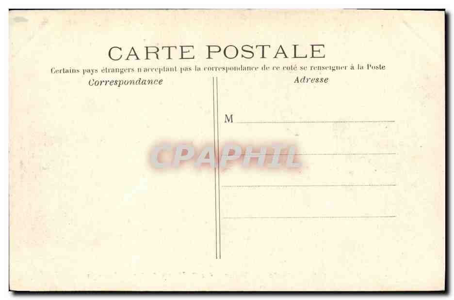 CPA Bois de Boulogue Le Chateau de Longchamps — Rückseite