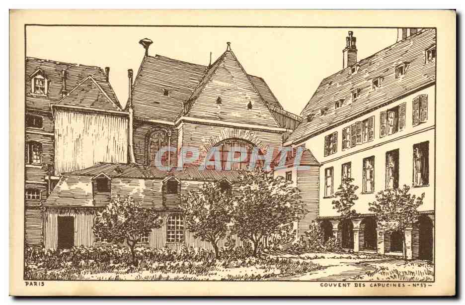 CPA Paris Couvent des Capucines 