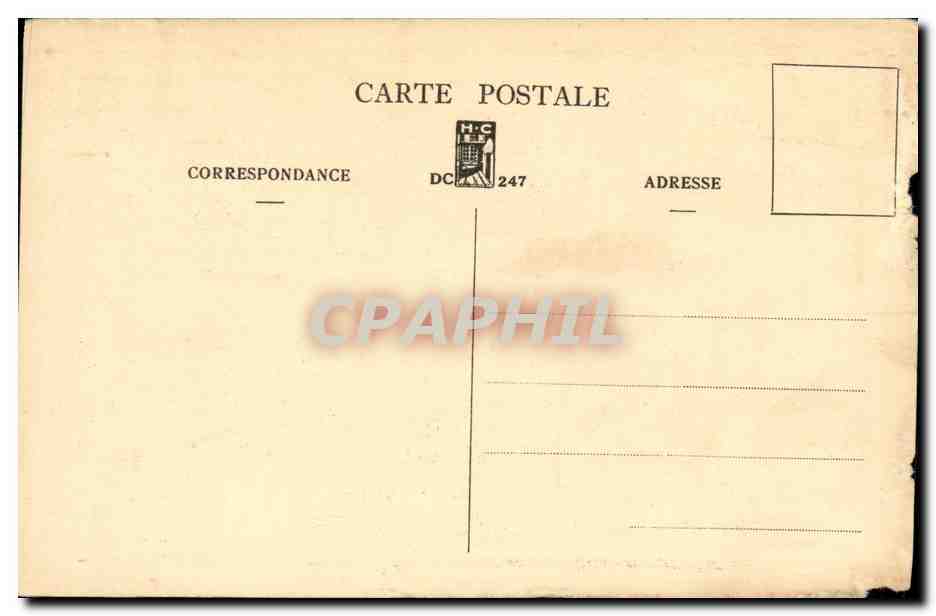 CPA Paris St Germain l Auxerrois  — Verso