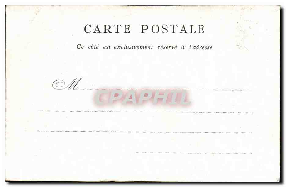 CPA Place de la Concorde Edite par le Bon Marche Paris — Rückseite