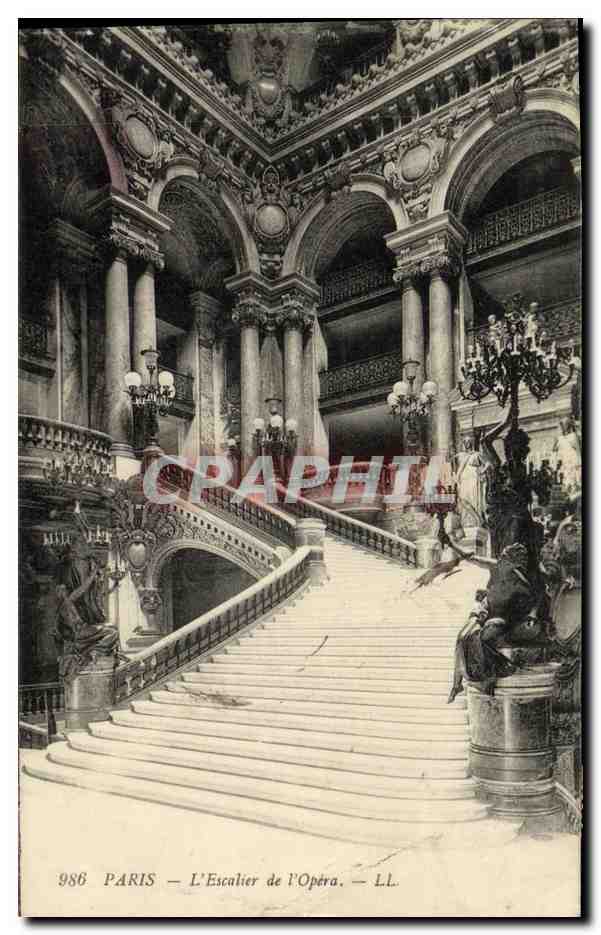 CPA Paris L Escalier de l Opera