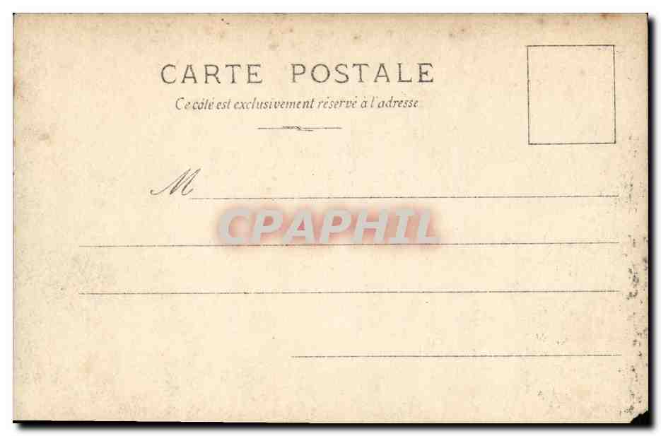 CARTE PHOTO Paris Bois de boulogne  — Verso