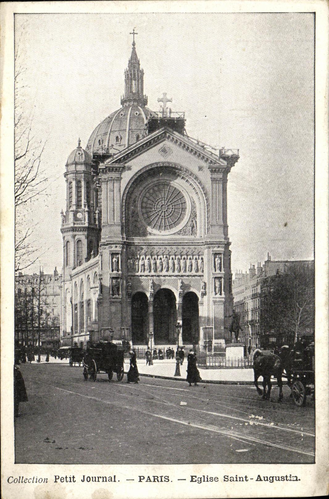 CPA Collection Petit Journal Paris Eglise Saint Augustin