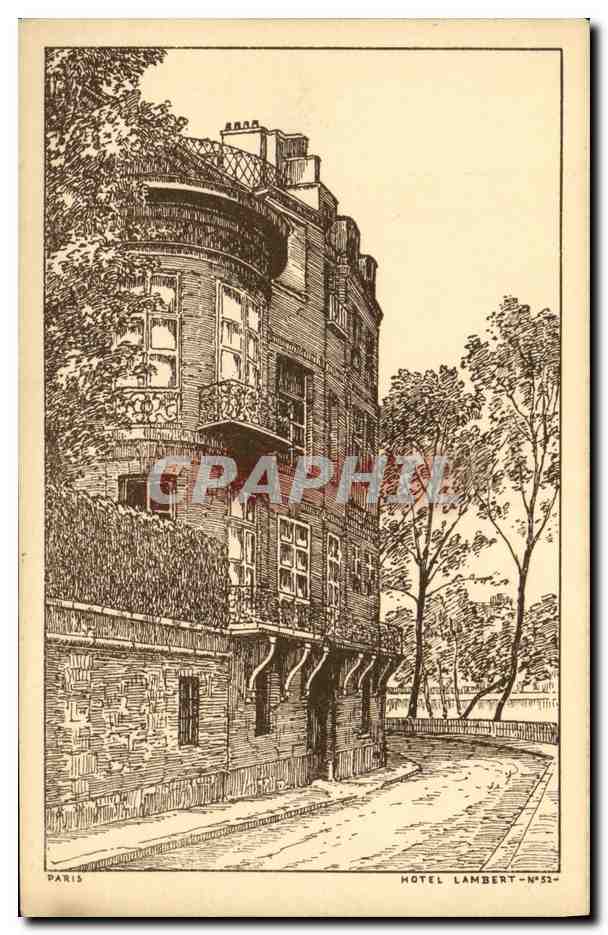 CPA Paris Hotel Lambert