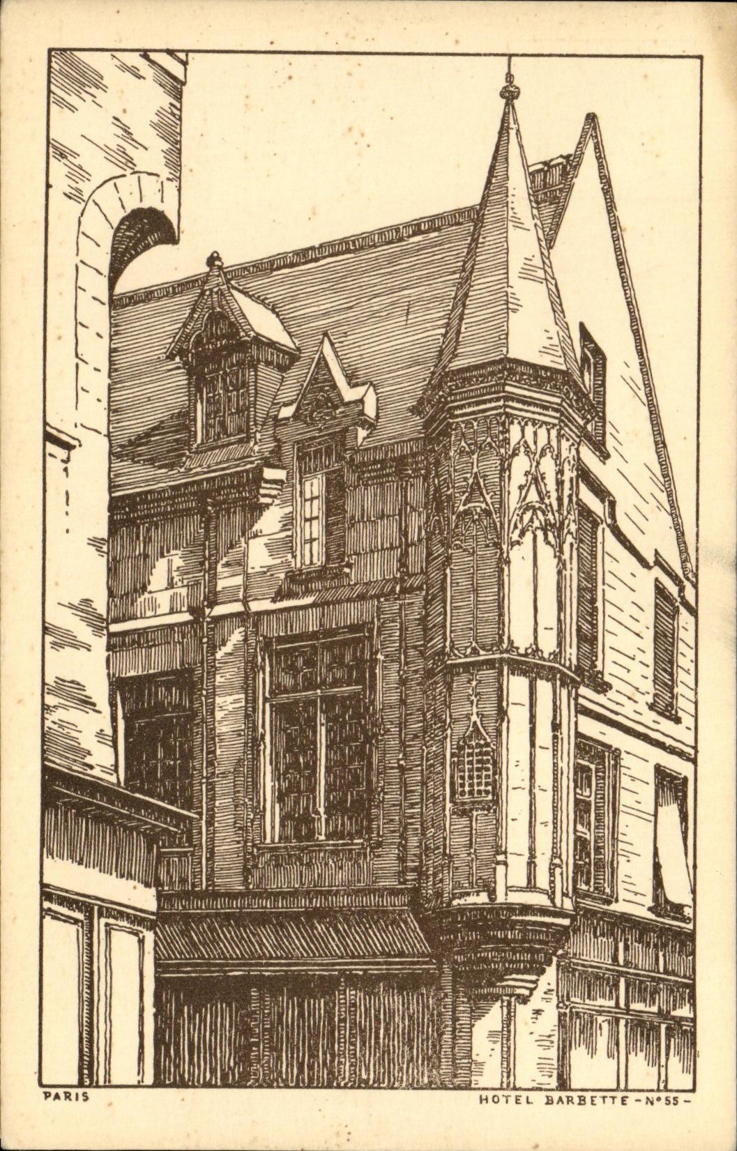 CPA Paris Hotel Barbette