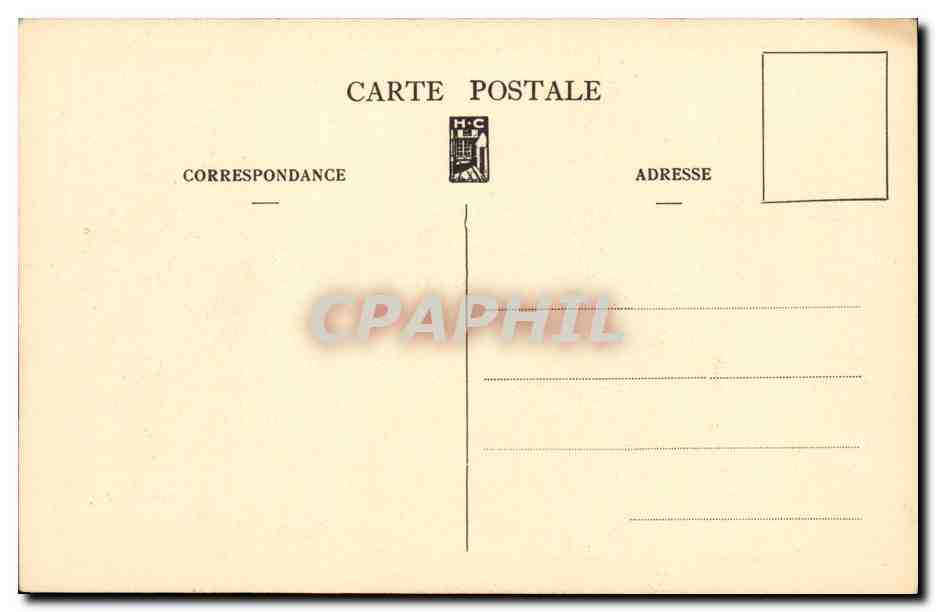 CPA Paris Hotel Barbette — Rückseite
